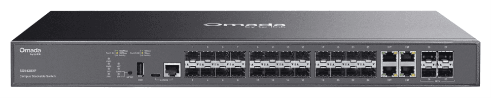 TP-Link SG5428XF switch Gestionado L3 Negro