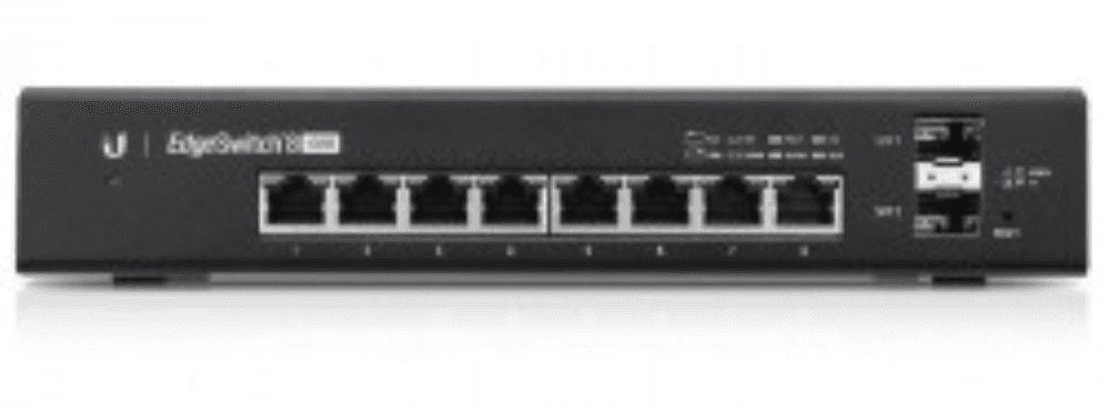 Ubiquiti EdgeSwitch 8 Gestionado Gigabit Ethernet (10/100/1000) Energía sobre Ethernet (PoE) Negro