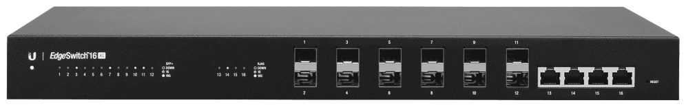 Ubiquiti ES-16-XG Gestionado 10G Ethernet (100/1000/10000) 1U Negro