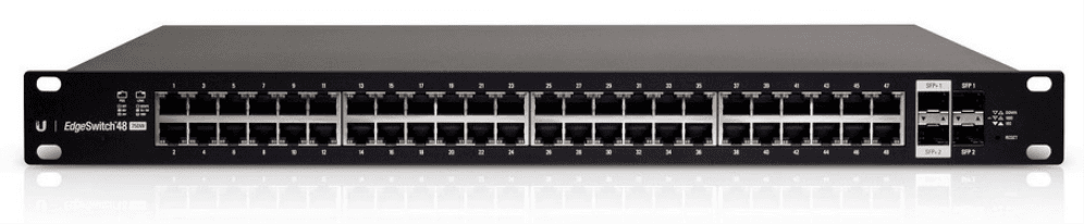 Ubiquiti ES-48-500W switch Gestionado L2/L3 Gigabit Ethernet (10/100/1000) Energía sobre Ethernet (PoE) 1U Negro