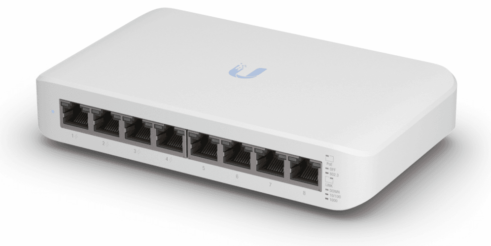 Ubiquiti UniFi Switch Lite 8 PoE Gestionado L2 Gigabit Ethernet (10/100/1000) Energía sobre Ethernet (PoE) Blanco