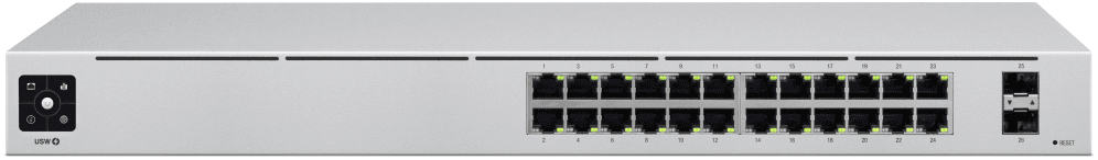 Ubiquiti UniFi USW-24 switch Gestionado L2 Gigabit Ethernet (10/100/1000) Plata