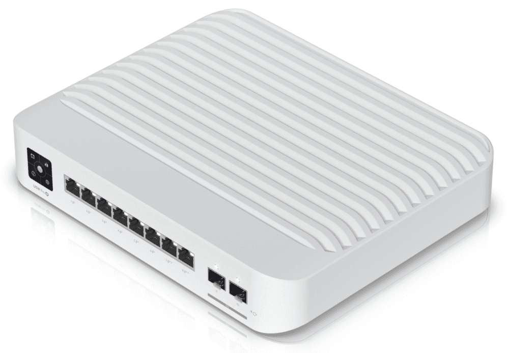 Ubiquiti UniFi USW-PRO-8-POE switch Gestionado L2/L3 Gigabit Ethernet (10/100/1000) Energía sobre Ethernet (PoE) 1U Blanco