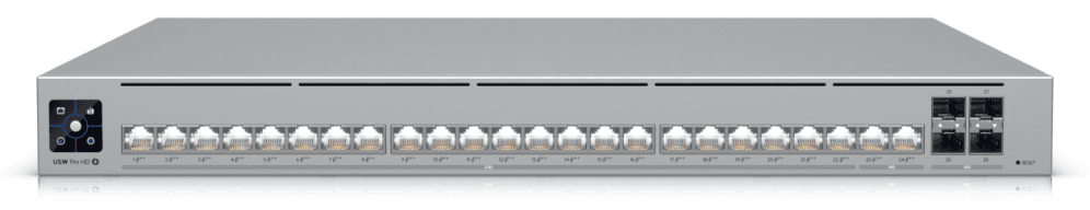 Ubiquiti UniFi Pro HD 24 PoE Gestionado L2/L3 2.5G Ethernet (100/1000/2500) Energía sobre Ethernet (PoE) 1U Gris