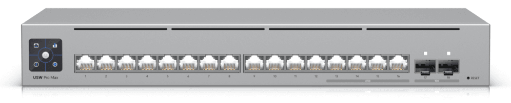 Ubiquiti Pro Max 16 L3 2.5G Ethernet (100/1000/2500) 1U Gris