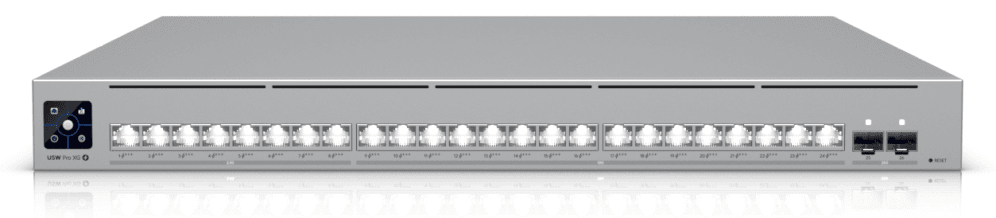Ubiquiti UniFi Pro XG 24 PoE Gestionado L2/L3 10G Ethernet (100/1000/10000) Energía sobre Ethernet (PoE) 1U Gris