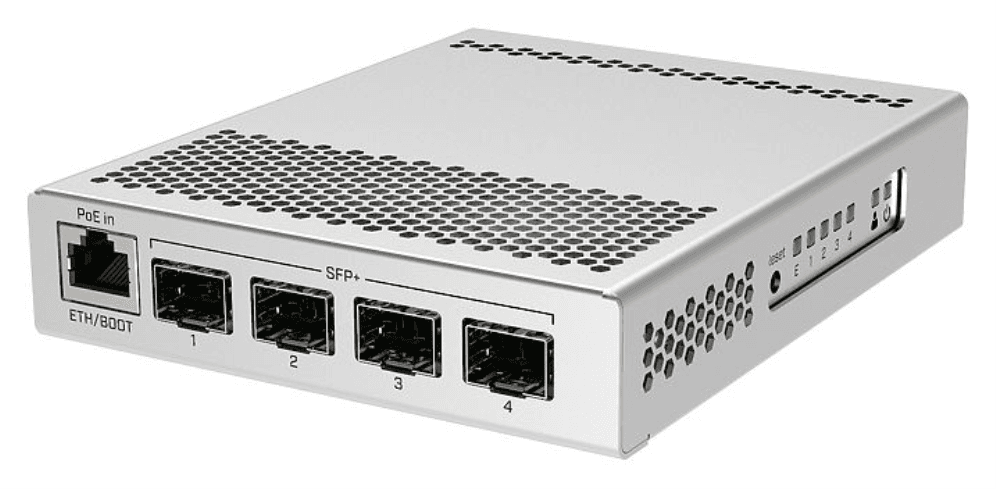 Mikrotik CRS305-1G-4S+IN switch Gestionado Gigabit Ethernet (10/100/1000) Energía sobre Ethernet (PoE) Blanco