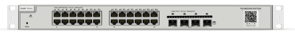 Ruijie Networks RG-NBS3200-24GT4XS switch Gestionado L2 Gigabit Ethernet (10/100/1000) Gris