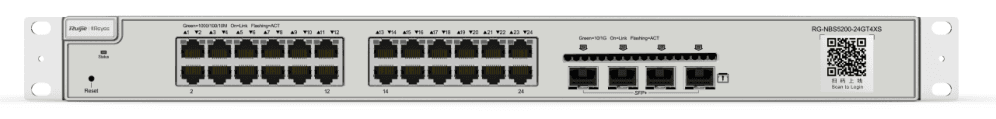 Ruijie Networks RG-NBS5200-24GT4XS switch Gestionado L3 Gigabit Ethernet (10/100/1000) Gris