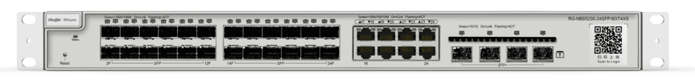 Ruijie Networks RG-NBS5200-24SFP/8GT4XS switch Gestionado L3 Gigabit Ethernet (10/100/1000) Gris