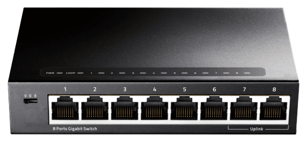Cudy GS108 switch Gigabit Ethernet (10/100/1000) Negro