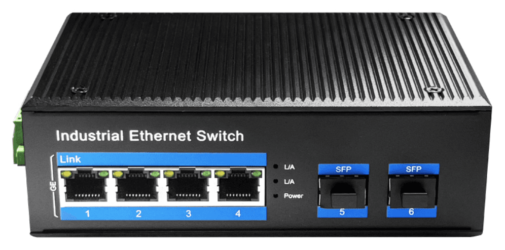 Cudy IG1004S2P switch No administrado Gigabit Ethernet (10/100/1000) Energía sobre Ethernet (PoE) Negro