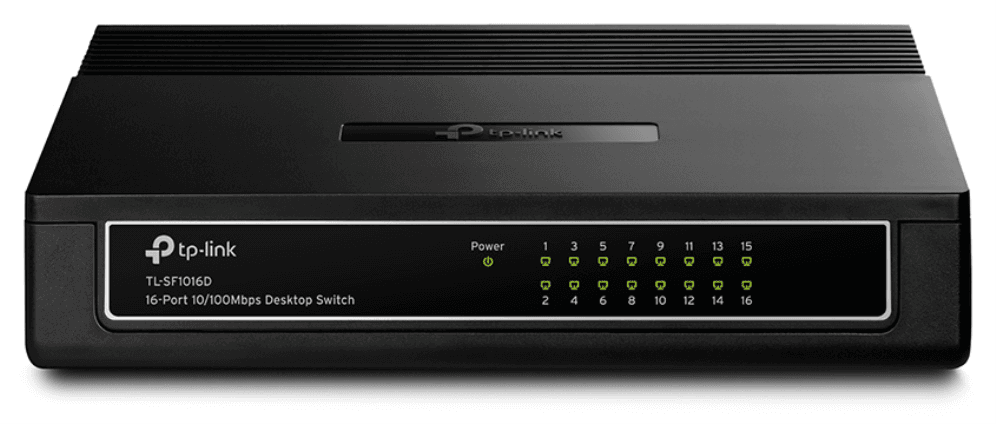 TP-Link TL-SF1016D No administrado Fast Ethernet (10/100) Negro
