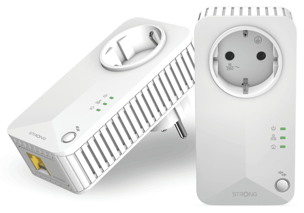 Strong Powerline 600 Duo 600 Mbit/s Ethernet Blanco 2 pieza(s)