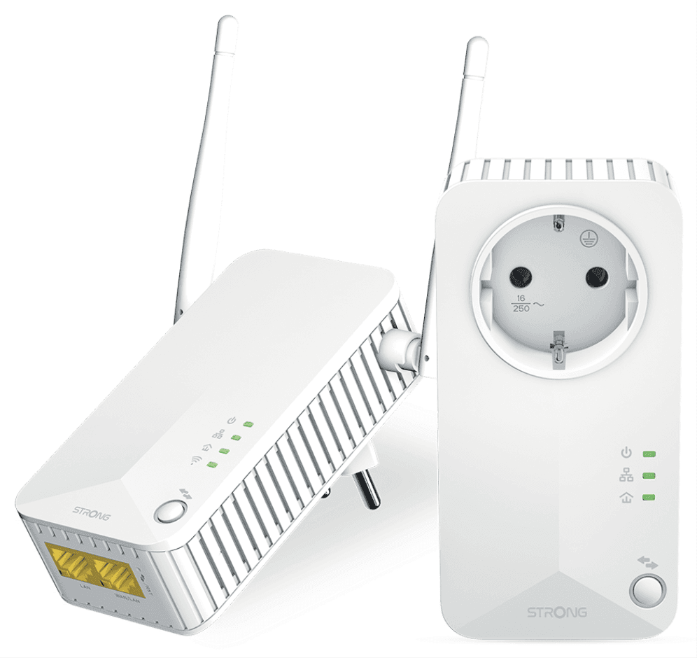 Strong Powerline Wi-Fi 600 Kit 600 Mbit/s Ethernet Wifi Blanco