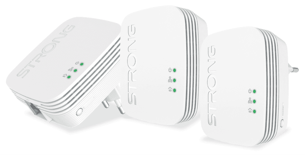 Strong Powerline 600 Triple Pack Mini 600 Mbit/s Ethernet Blanco 3 pieza(s)