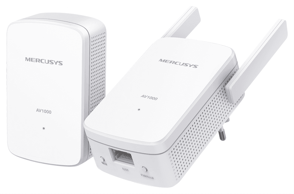 Mercusys MP510 KIT adaptador de red PowerLine 1000 Mbit/s Ethernet Wifi Blanco 2 pieza(s)