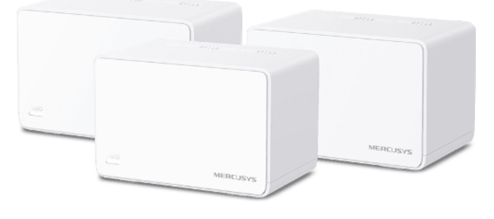 Mercusys Halo H80X (3-pack) Doble banda (2,4 GHz / 5 GHz) Wi-Fi 6 (802.11ax) Blanco Interno