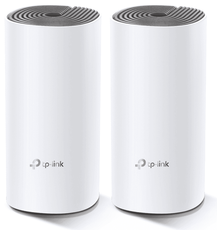 TP-Link Deco E4 (2-pack) Doble banda (2,4 GHz / 5 GHz) Wi-Fi 5 (802.11ac) Blanco, Gris Interno