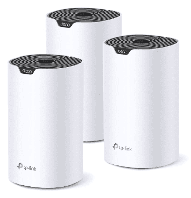 TP-Link Deco S7 (3-pack) Doble banda (2,4 GHz / 5 GHz) Wi-Fi 5 (802.11ac) Blanco, Negro Interno