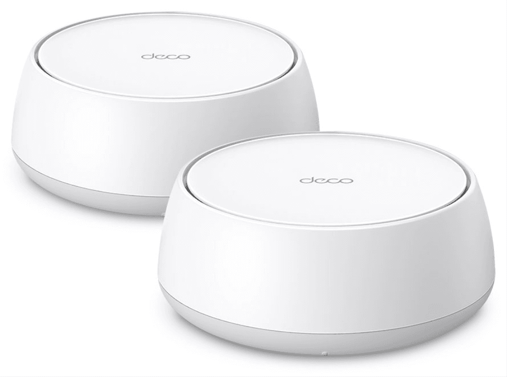TP-Link DECO BE25(2-PACK) sistema Wi-Fi Mesh (Wi-Fi en malla) Doble banda (2,4 GHz / 5 GHz) Wi-Fi 7 (802.11be) Blanco Interno