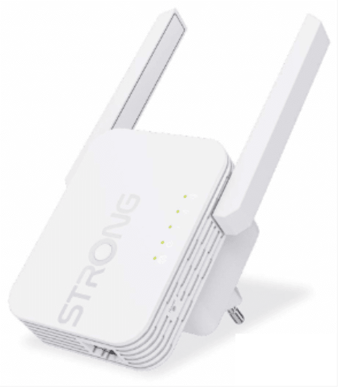 Strong 300S repetidor y transceptor Repetidor de red 300 Mbit/s Blanco