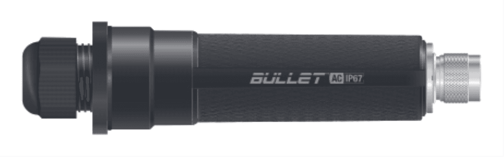 Ubiquiti BULLETAC-IP67 punto de acceso inalámbrico Negro Energía sobre Ethernet (PoE)