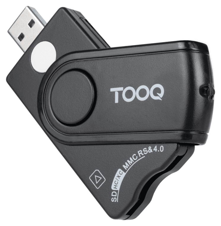 TooQ TQR-3012B lector de tarjeta inteligente USB 2.0