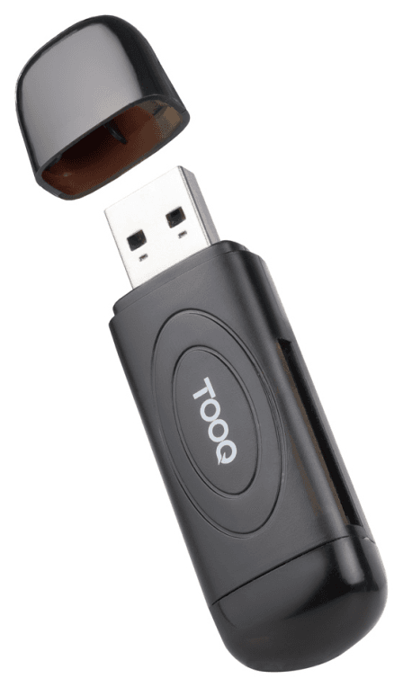 TooQ TQR-3002B lector de tarjeta USB 3.2 Gen 1 (3.1 Gen 1) Type-A