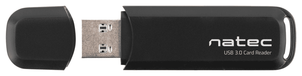 NATEC Scarab 2 lector de tarjeta USB 3.2 Gen 1 (3.1 Gen 1) Type-A Negro