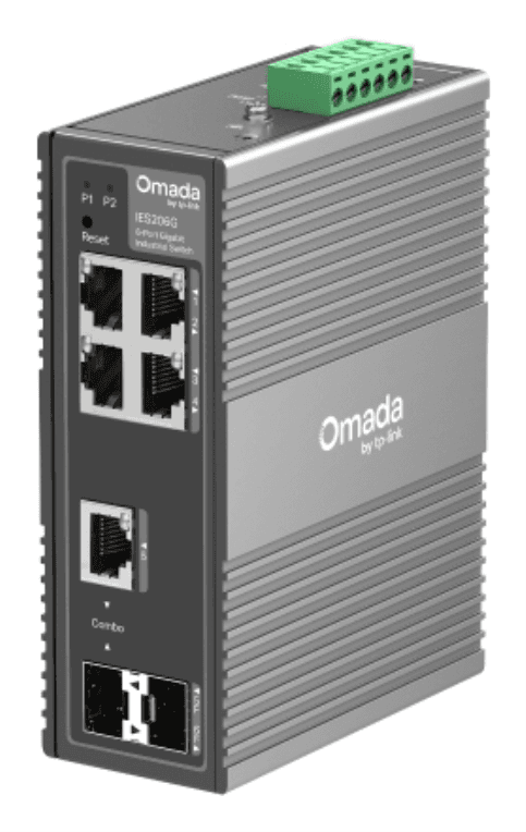 TP-Link Omada IES206G switch Gestionado Gigabit Ethernet (10/100/1000) Negro