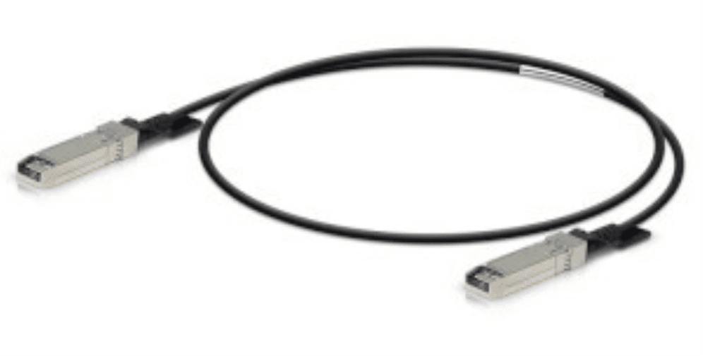 Ubiquiti UniFi Direct Attach 3m Cable de fibra óptica e InfiniBand Negro