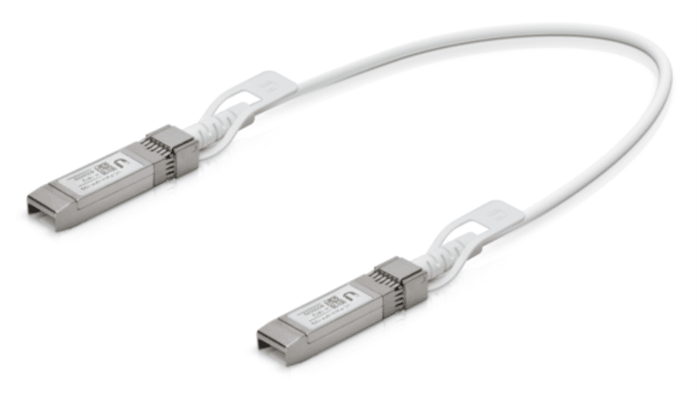 Ubiquiti UC-DAC-SFP+ Cable de fibra óptica e InfiniBand 0,5 m SFP+ Blanco