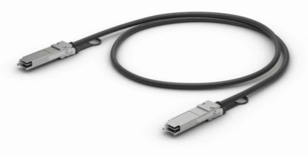 Ubiquiti UC-DAC-SFP28 Cable de fibra óptica e InfiniBand 0,5 m Negro