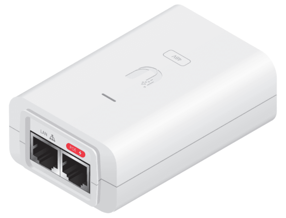 Ubiquiti POE-48-24W-WH adaptador e inyector de PoE 48 V