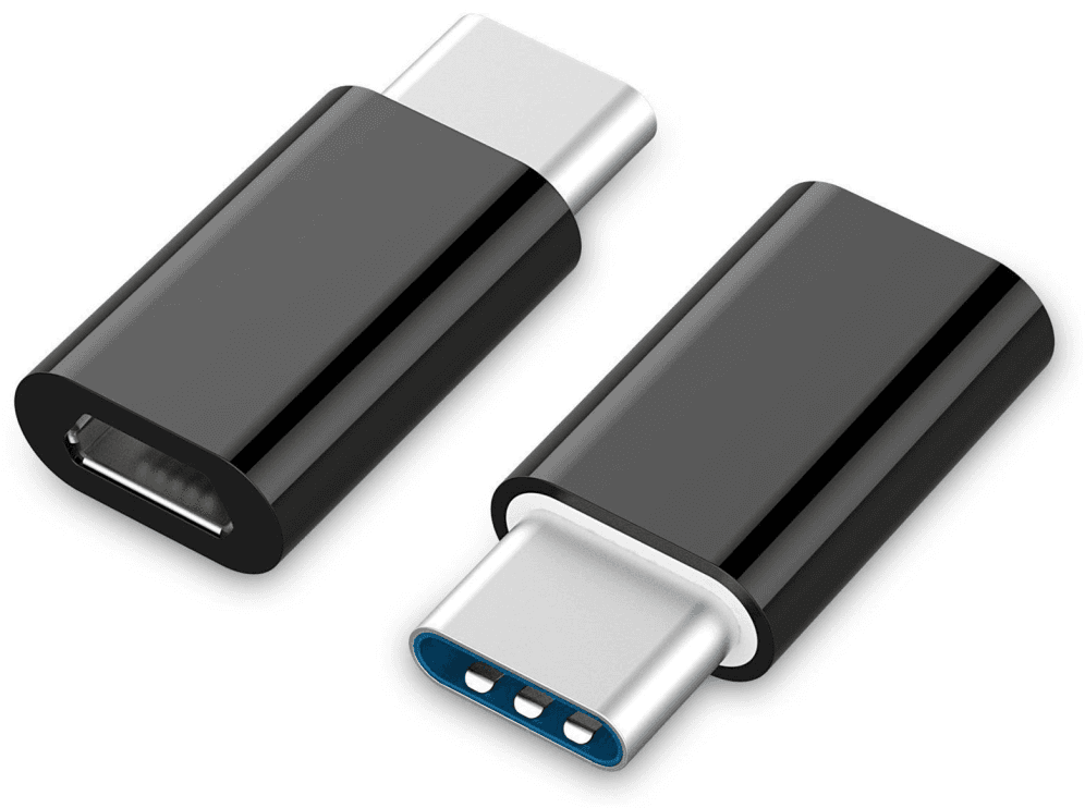 Gembird A-USB2-CMmF-01 USB Type-C Micro USB Negro