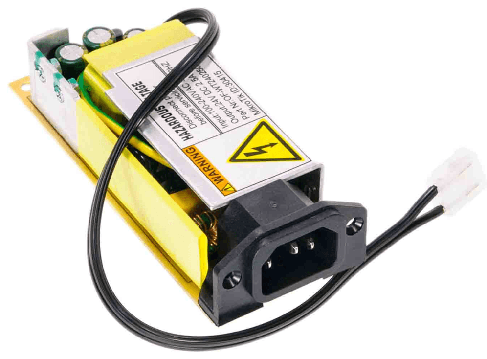Mikrotik 24V2APOW adaptador e inversor de corriente Interior 60 W Negro, Amarillo
