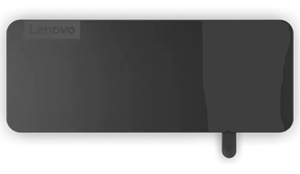 Lenovo 4X11N40212 base para portátil y replicador de puertos Alámbrico USB 3.2 Gen 1 (3.1 Gen 1) Type-C Negro