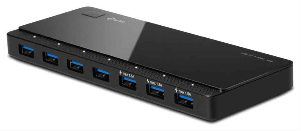 TP-Link UH700 hub de interfaz USB 3.2 Gen 1 (3.1 Gen 1) Micro-B 5000 Mbit/s Negro