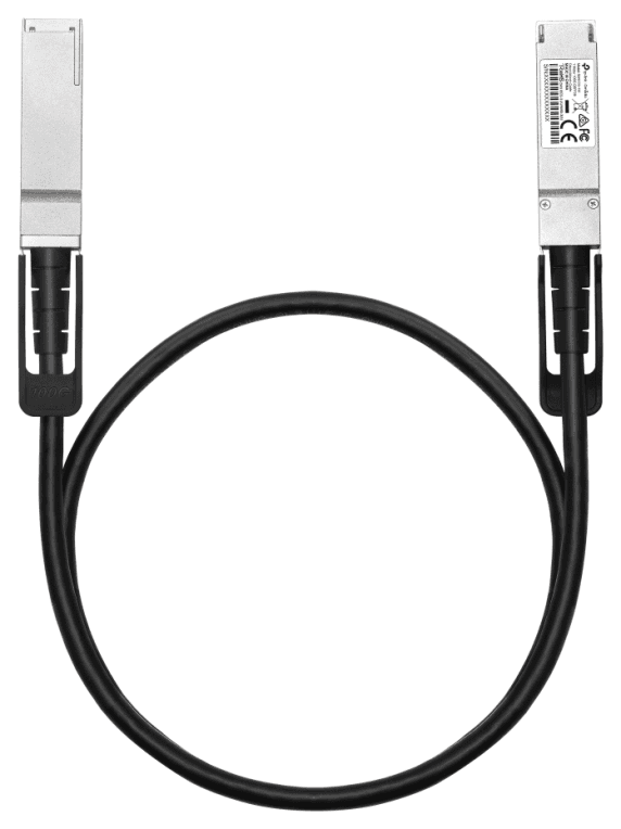TP-Link Omada SM9220-1M Cable de fibra óptica e InfiniBand QSFP28 Twinax Negro