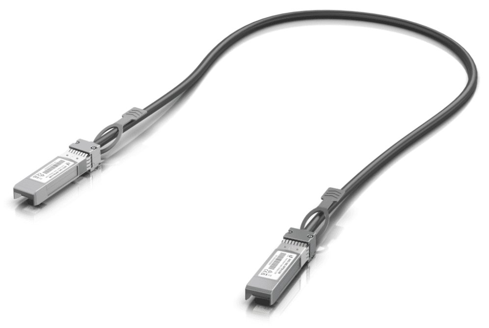 Ubiquiti UACC-DAC-SFP28-0.5M Cable de fibra óptica e InfiniBand 0,5 m Negro