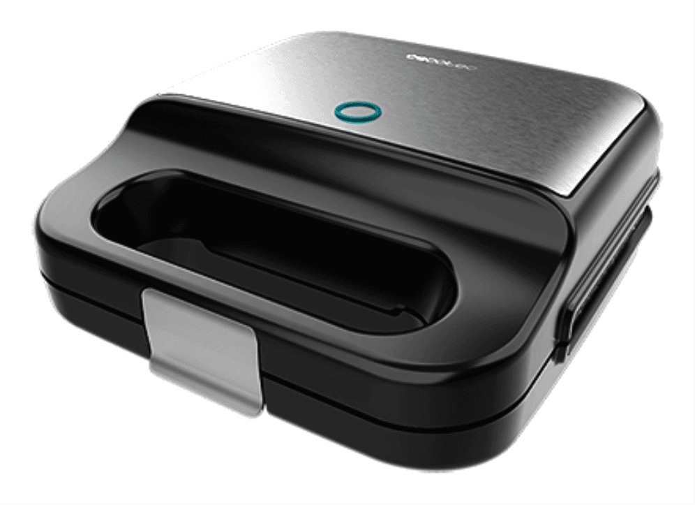 Cecotec 04309 sandwichera 1000 W Negro, Acero satinado