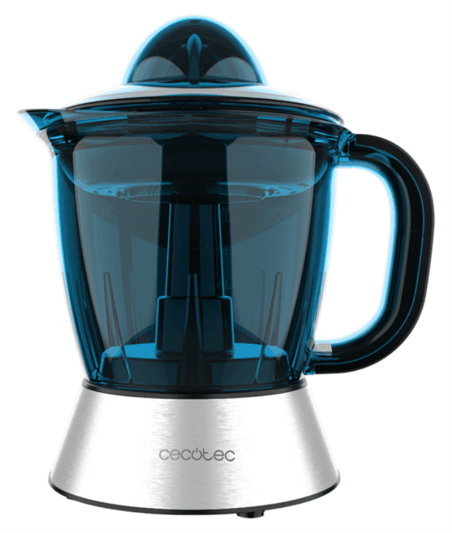 Cecotec 03351 exprimidor Exprimidor lenta 40 W Negro, Azul, Acero inoxidable