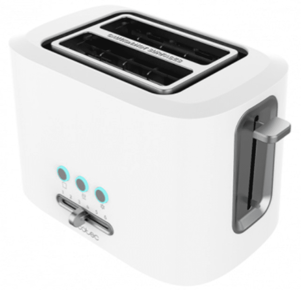 Cecotec 03188 tostadora 6 2 rebanada(s) 980 W Blanco