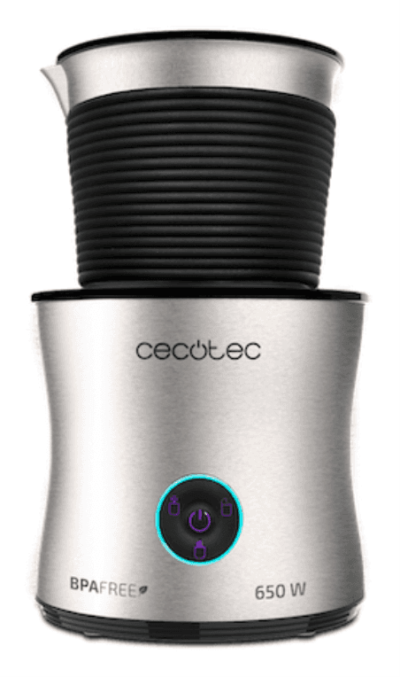 Cecotec 01518 espumador o calentador de leche Automatic milk frother/warmer Plata