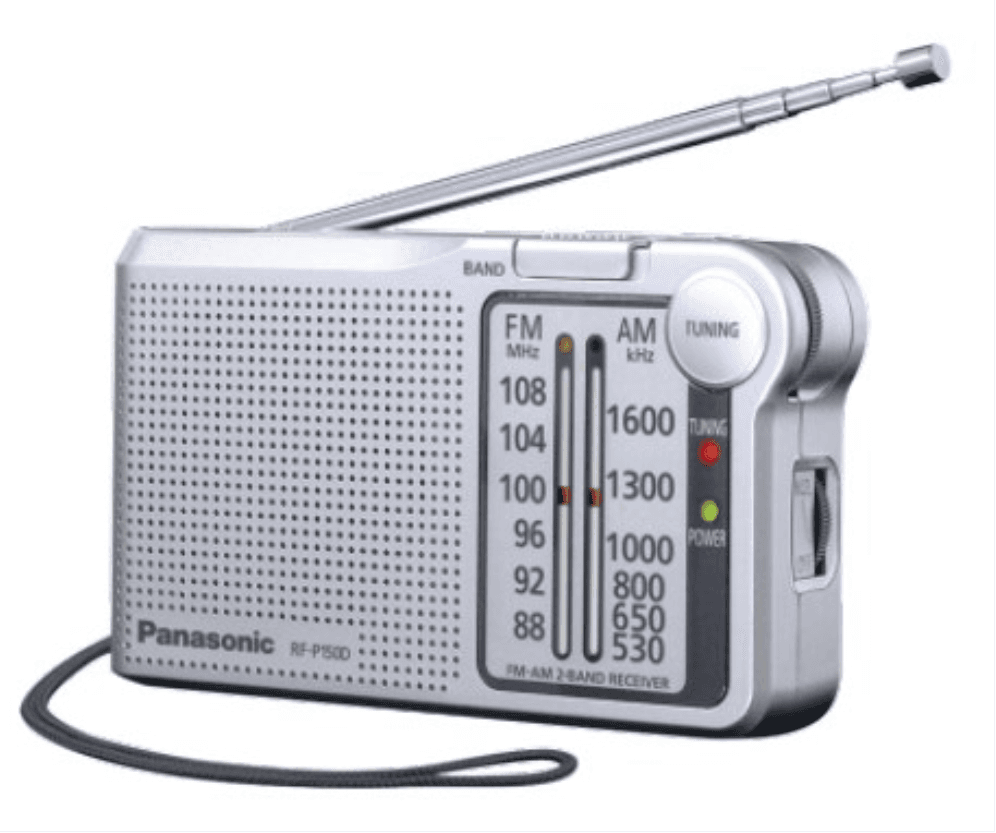 Panasonic RF-P150DEG Portátil Analógica Plata