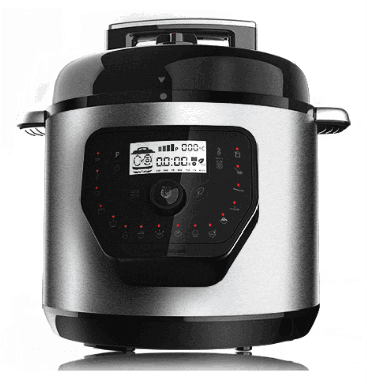 Cecotec Olla GM H Deluxe 6 L Negro, Acero inoxidable