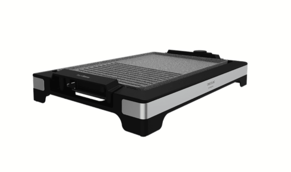 Cecotec 03095 plancha eléctrica Independiente 2000 W Negro, Acero inoxidable