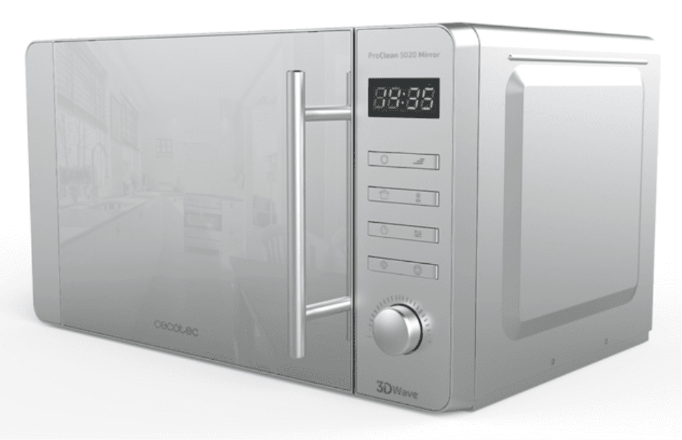 Cecotec 01532 microondas Plata Solo microondas Encimera 20 L 700 W