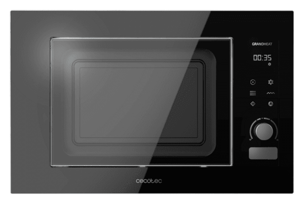 Cecotec 01383 microondas Negro Microondas con grill Integrado 21 L 1200 W